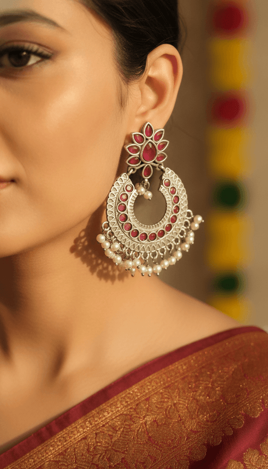 ANUHITA Ethnic Statement Earrings