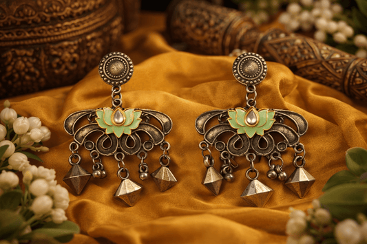 KAMAKHYA PACHI KUNDAN EARRINGS