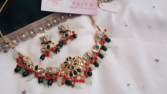 EMMI pachi kundan NECKLACE SET