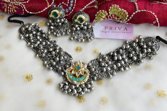 Aagha PACHI KUNDAN Necklace