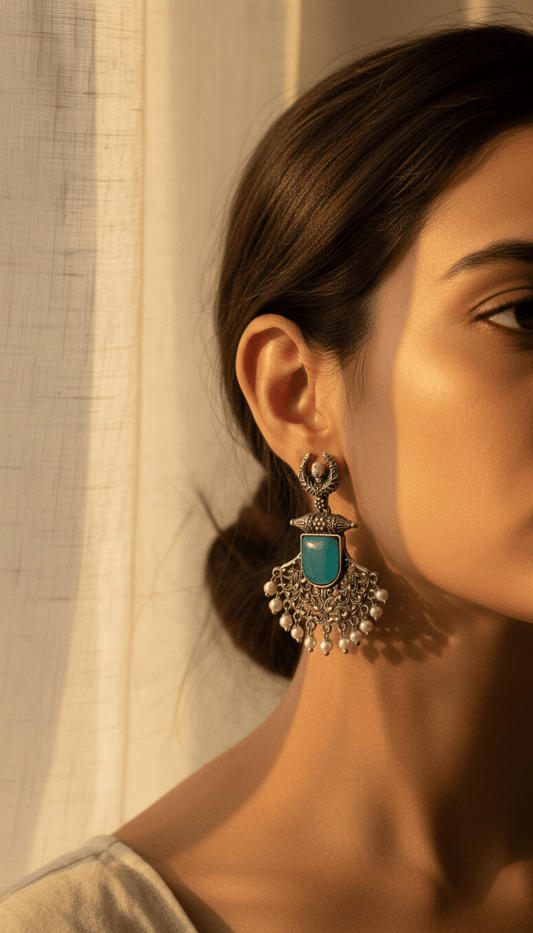 SKY BLUE EARRING